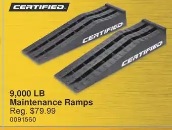 PartSource Certified 9,000 LB Maintenance Ramps offer