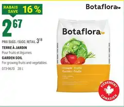 BMR TERRE À JARDIN offer
