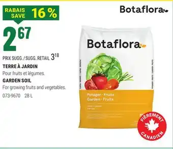 BMR TERRE À JARDIN offer