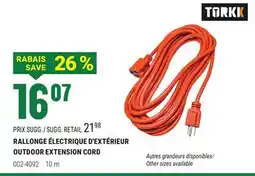 BMR RALLONGE ÉLECTRIQUE D'EXTÉRIEUR offer