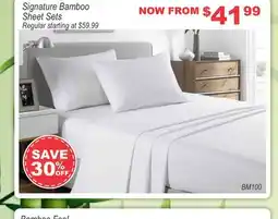 Oxford Mills Signature Bamboo Sheet Sets offer