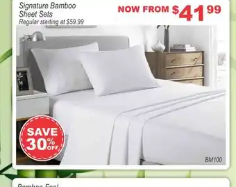 Oxford Mills Signature Bamboo Sheet Sets offer