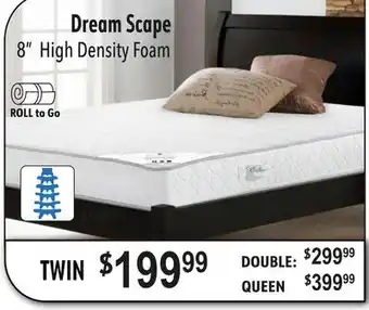 Oxford Mills Dream Scape 8 High Density Foam offer