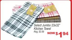 Oxford Mills Select Jumbo 23x32 Kitchen Towel offer