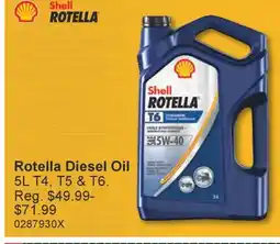 PartSource Shell Rotella Diesel Oil offer