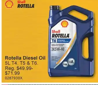 PartSource Shell Rotella Diesel Oil offer