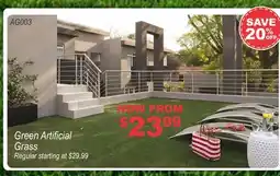 Oxford Mills Green Artificial Grass offer