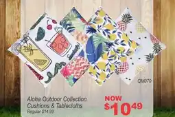 Oxford Mills Aloha Outdoor Collection Cushions & Tablecloths offer
