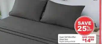 Oxford Mills Super Soft Microfiber Sheet Sets offer