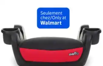 Walmart Evenflo Go Time No-Black Booster Car Seat offer