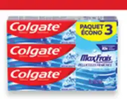 Walmart Colgate MaxFresh 3 x 150 mL or Total 3 x 120 mL Toothpaste or 360° Optic White Toothbrushes 2-Pack offer