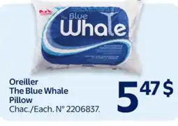 Walmart Oreiller The Blue Whale Pillow offer