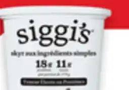 Walmart Siggi's Skyr 650 g-750 g offer