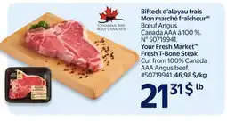 Walmart Your Fresh Market Fresh T-Bone Steak offer
