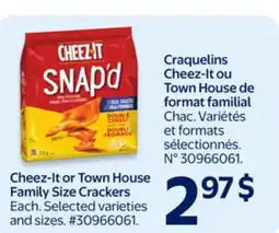 Walmart Cheez-It Family Size Crackers offer