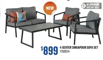 Canac 4-Seater Singapour Sofa Set offer