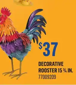 Canac Decorative Rooster 15 3/4 in offer