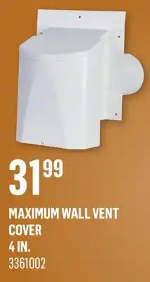 Canac Maximum Wall Vent Cover offer