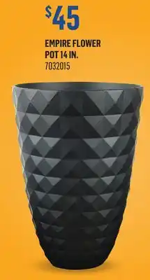 Canac Empire Flower Pot 14 in offer