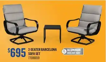 Canac 2-Seater Barcelona Sofa Set offer