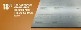 Canac ISO R PLUS Premium Vapour Barrier Insulating Panel offer