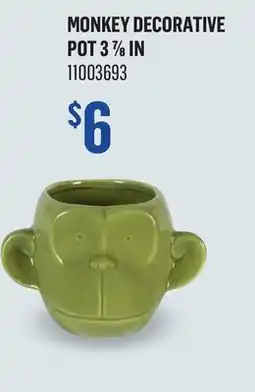 Canac Monkey Decorative Pot offer