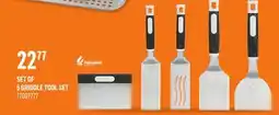 Canac Set of 5 Griddle Tool Set offer