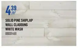 Canac Solid Pine Shiplap Wall Cladding offer