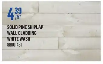 Canac Solid Pine Shiplap Wall Cladding offer