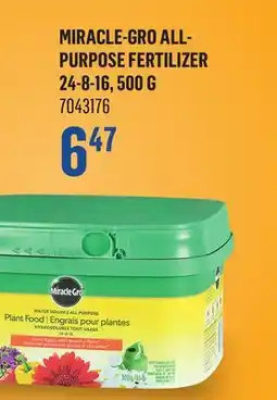 Canac Miracle-Gro All-Purpose Fertilizer 24-8-16 offer