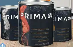 Canac Prima Flat Interior Latex Paint Ultimate White & Colours 3.78 L offer