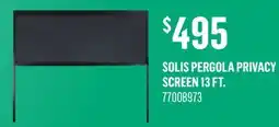 Canac Solis Pergola Privacy Screen offer