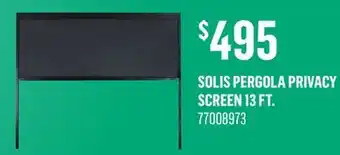 Canac Solis Pergola Privacy Screen offer