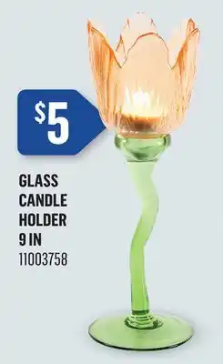 Canac Glass candle holder offer