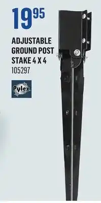 Canac ADJUSTABLE GROUND POST STAKE 4 X 4 offer