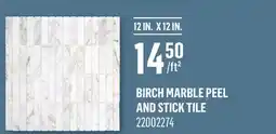 Canac Birch Marble Peel and Stick Tile offer