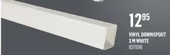 Canac Vinyl Downspout 3 m White offer