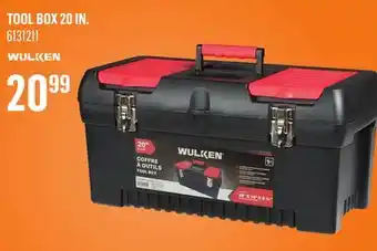 Canac Tool Box 20 in offer
