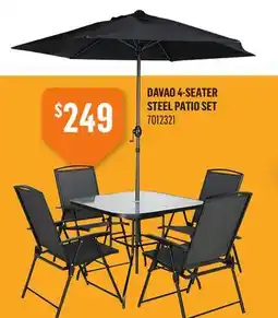 Canac Davao 4-Seater Steel Patio Set offer
