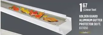 Canac GOLDEN GUARD ALUMINUM GUTTER PROTECTOR 30 FT offer