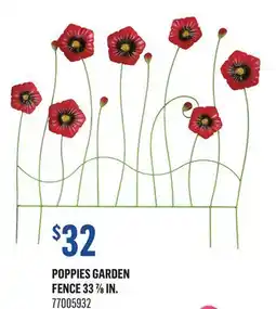 Canac Poppies Garden Fence offer