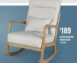 Canac Aspen Rocking Chair Beige offer