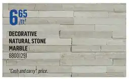 Canac DECORATIVE NATURAL STONE offer