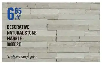 Canac DECORATIVE NATURAL STONE offer