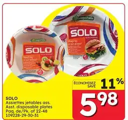 Rossy Asst. disposable plates offer