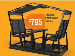Canac 4-seater Swing black offer