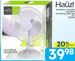 Rossy Oscillating table fan offer