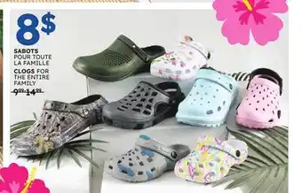 Rossy CLOGS FOR THE ENTIRE FAMILY offer