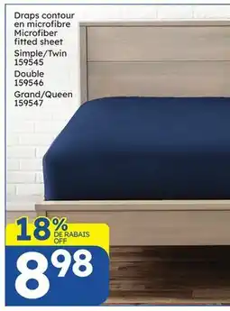 Rossy Microfiber fitted sheet offer