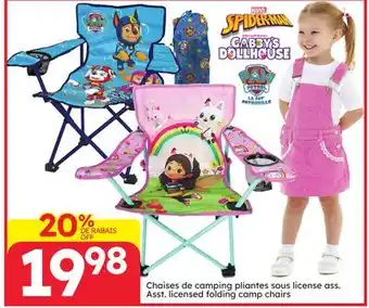 Rossy Asst. licensed folding camp chairs offer